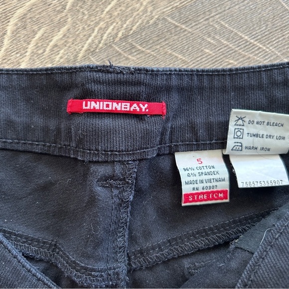 Union bay black denim shorts - Picture 4 of 5